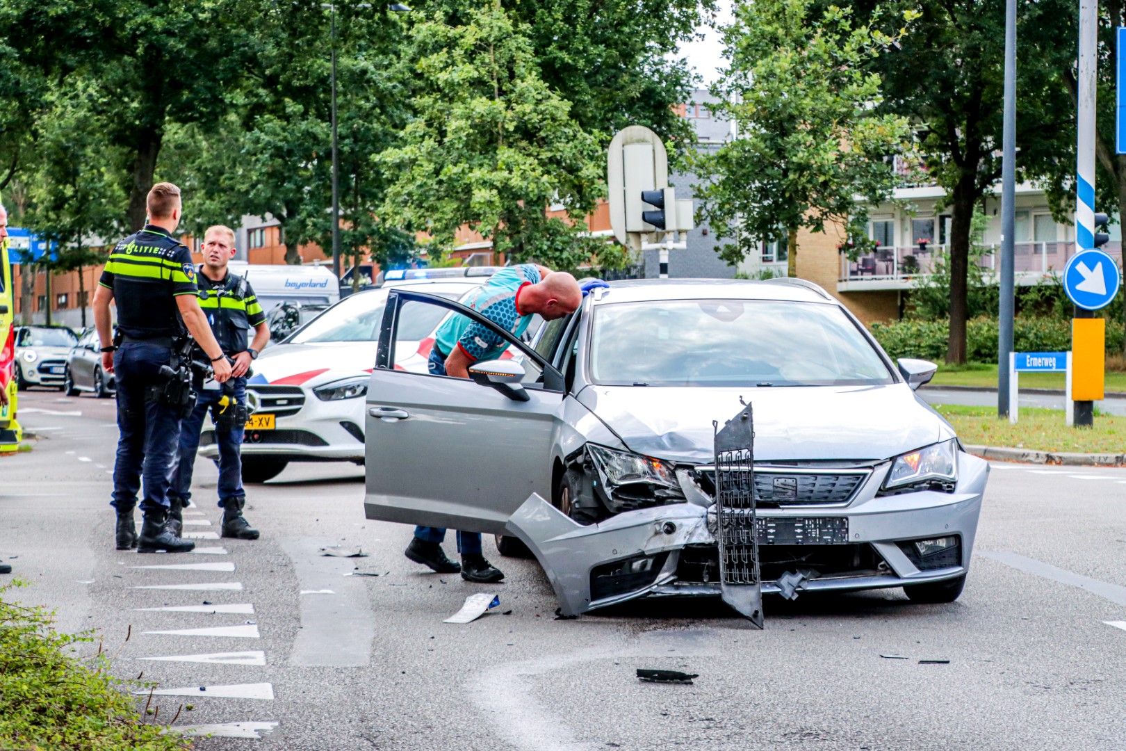 Botsing op kruising in Emmen