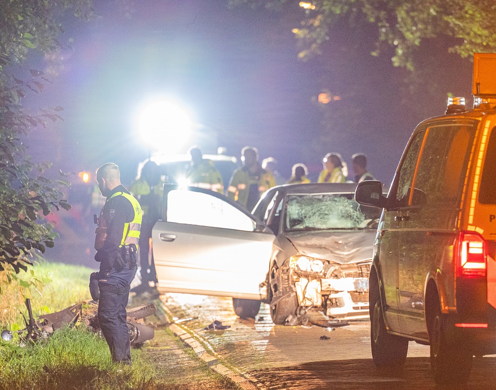 Scooterrijder (20) overleden na ernstig ongeval met auto