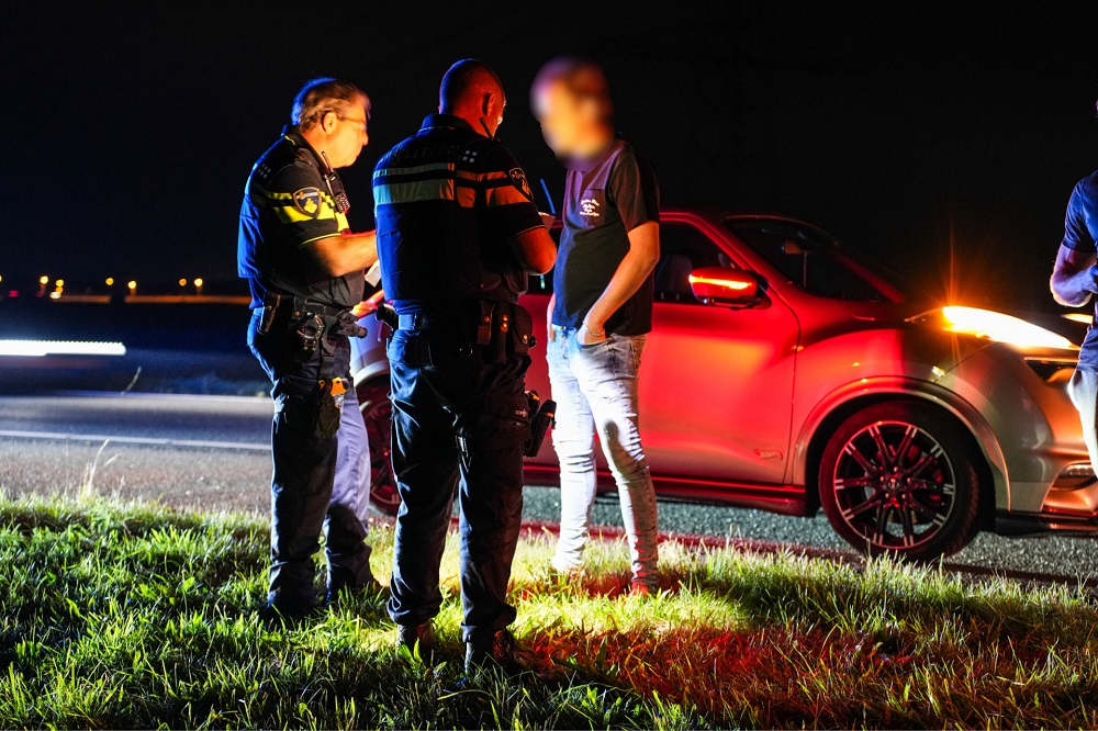 Dronken bestuurder aangehouden na ongeval op snelweg