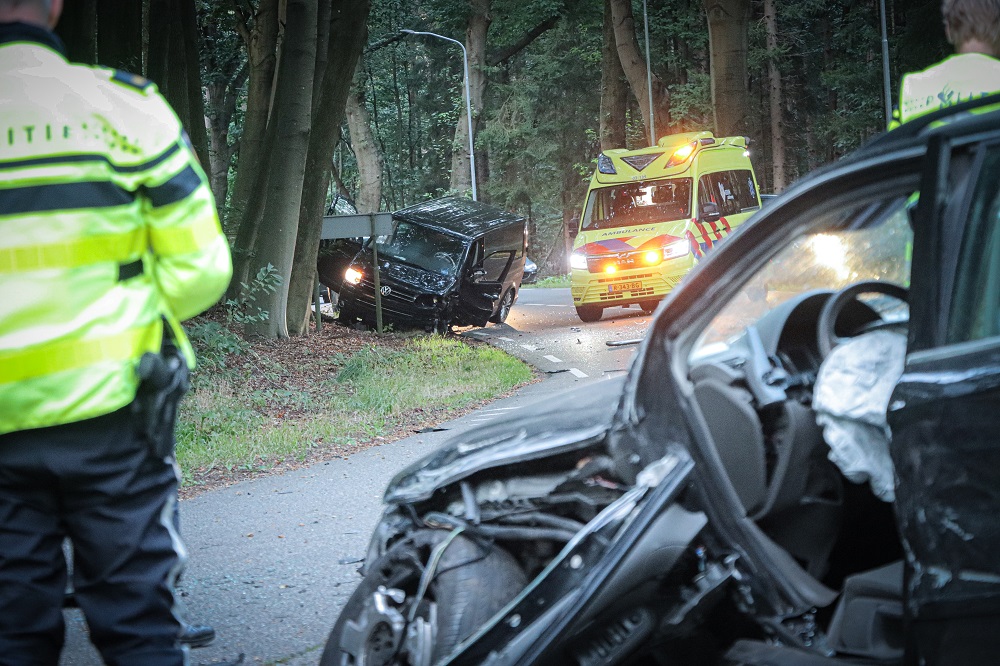 Ravage na frontale aanrijding