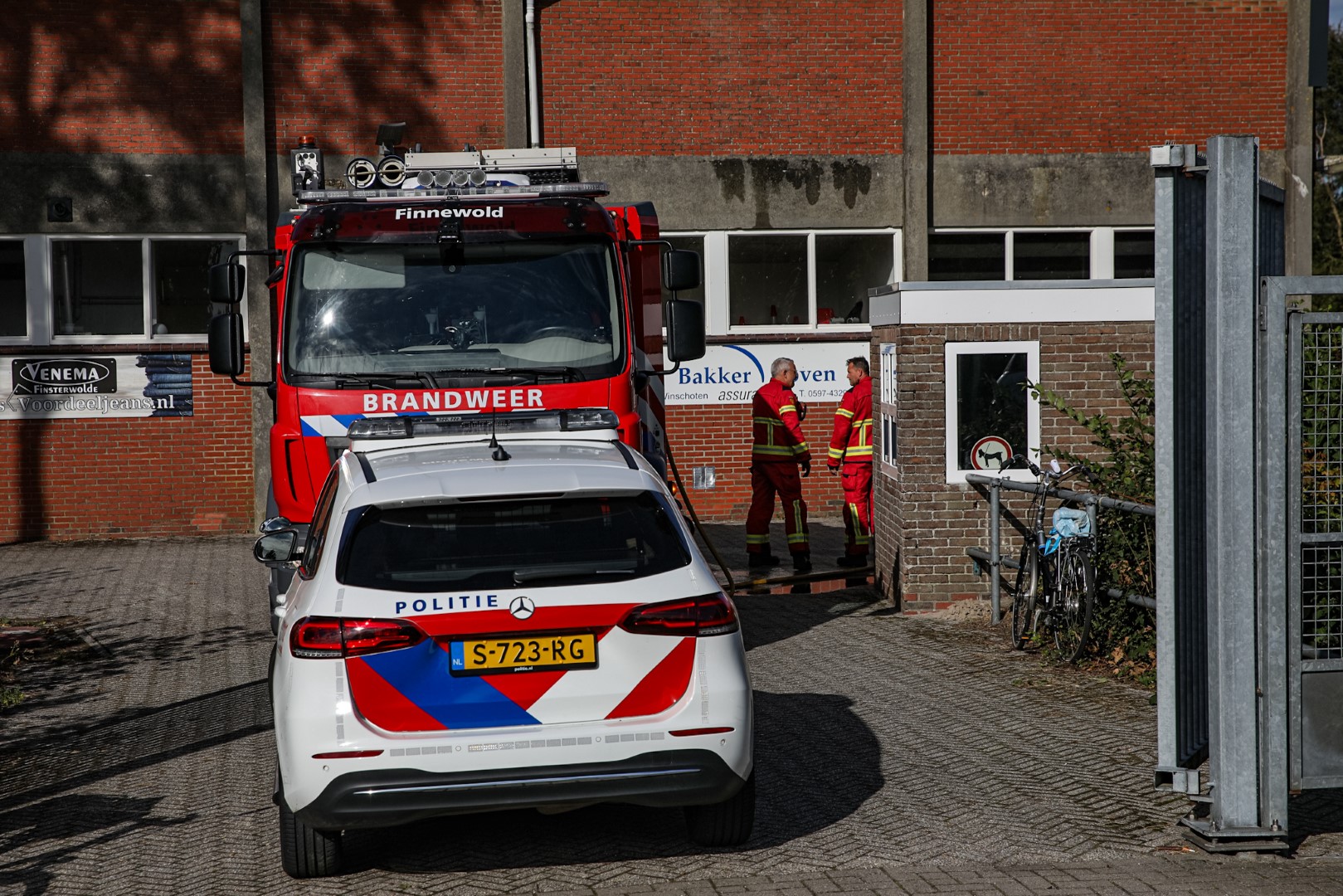 Brand bij voetbalvereniging, oorzaak onbekend