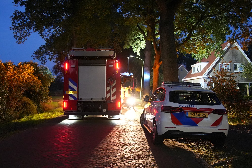 Brand op dak van woning tijdens werkzaamheden