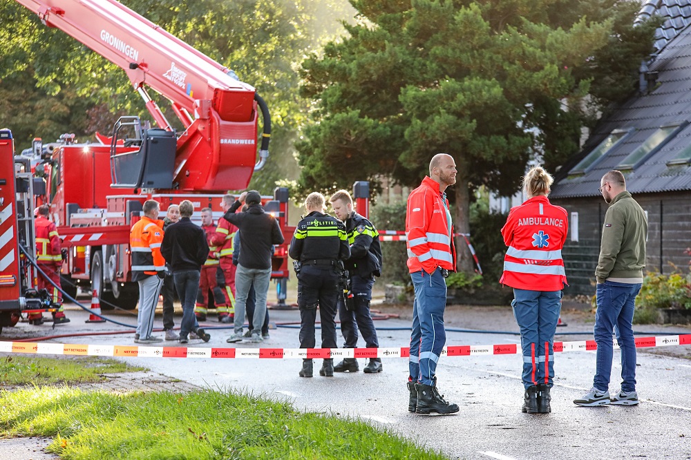 Meerdere gewonden en hond overleden bij woningbrand