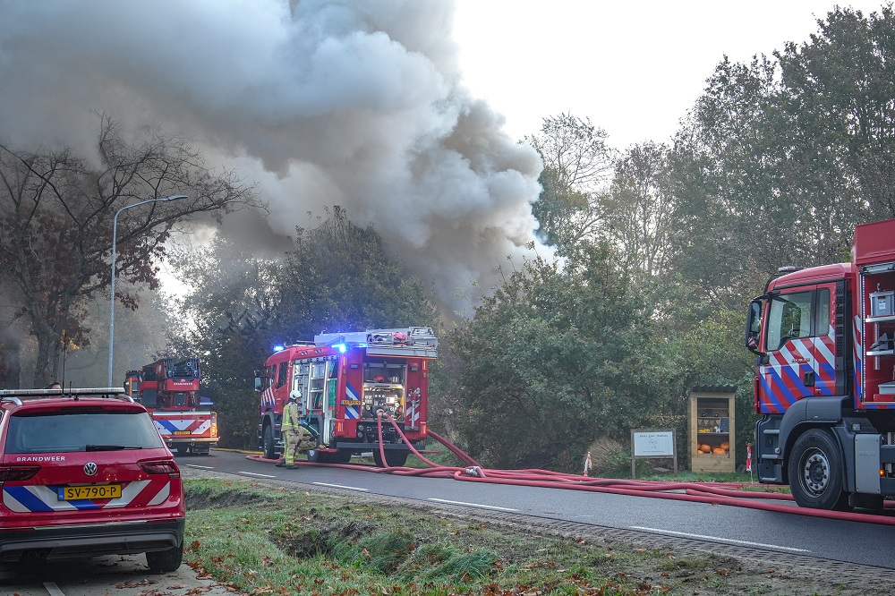 Twee doden bij uitslaande brand in vrijstaande woning