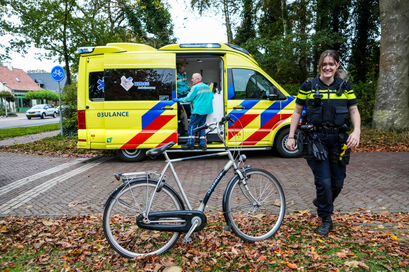 Fietser gewond na aanrijding met auto