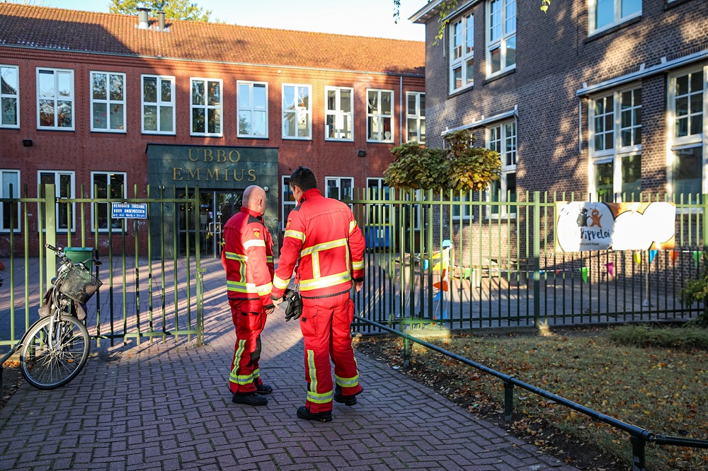 Kinderopvang blank door gesprongen waterleiding