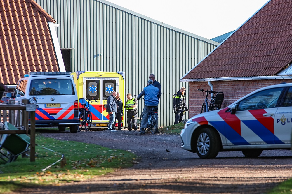 Ernstig ongeval op landbouwbedrijf in Schildwolde