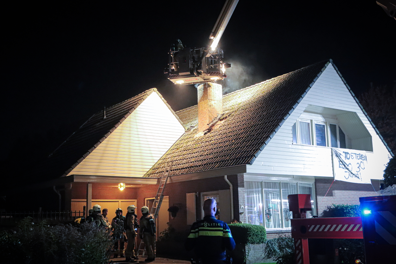 Aanzienlijke schade na brand in woning