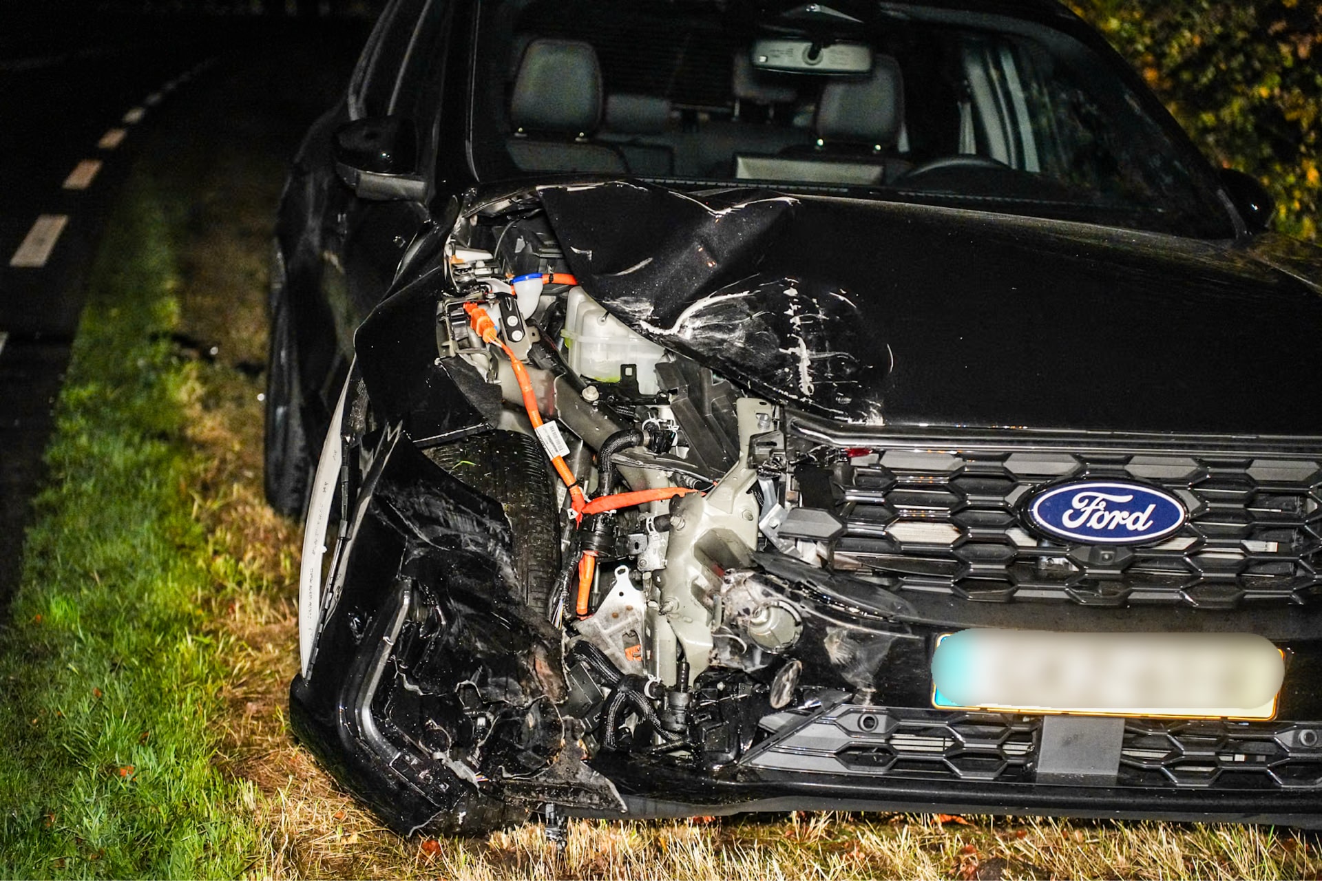 Flinke schade na ongeluk met meerdere voertuigen