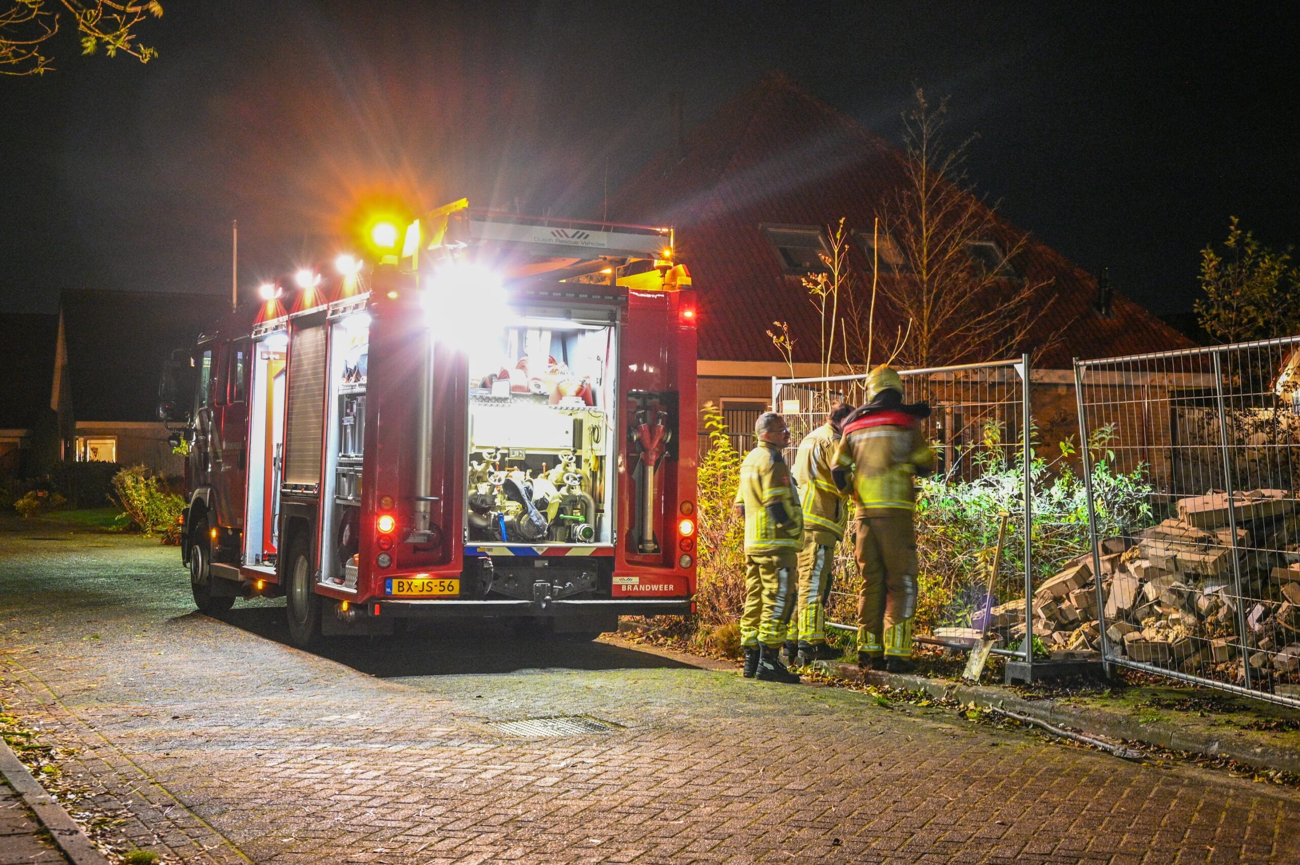 Groot gaslek na sloopwerkzaamheden op bouwterrein