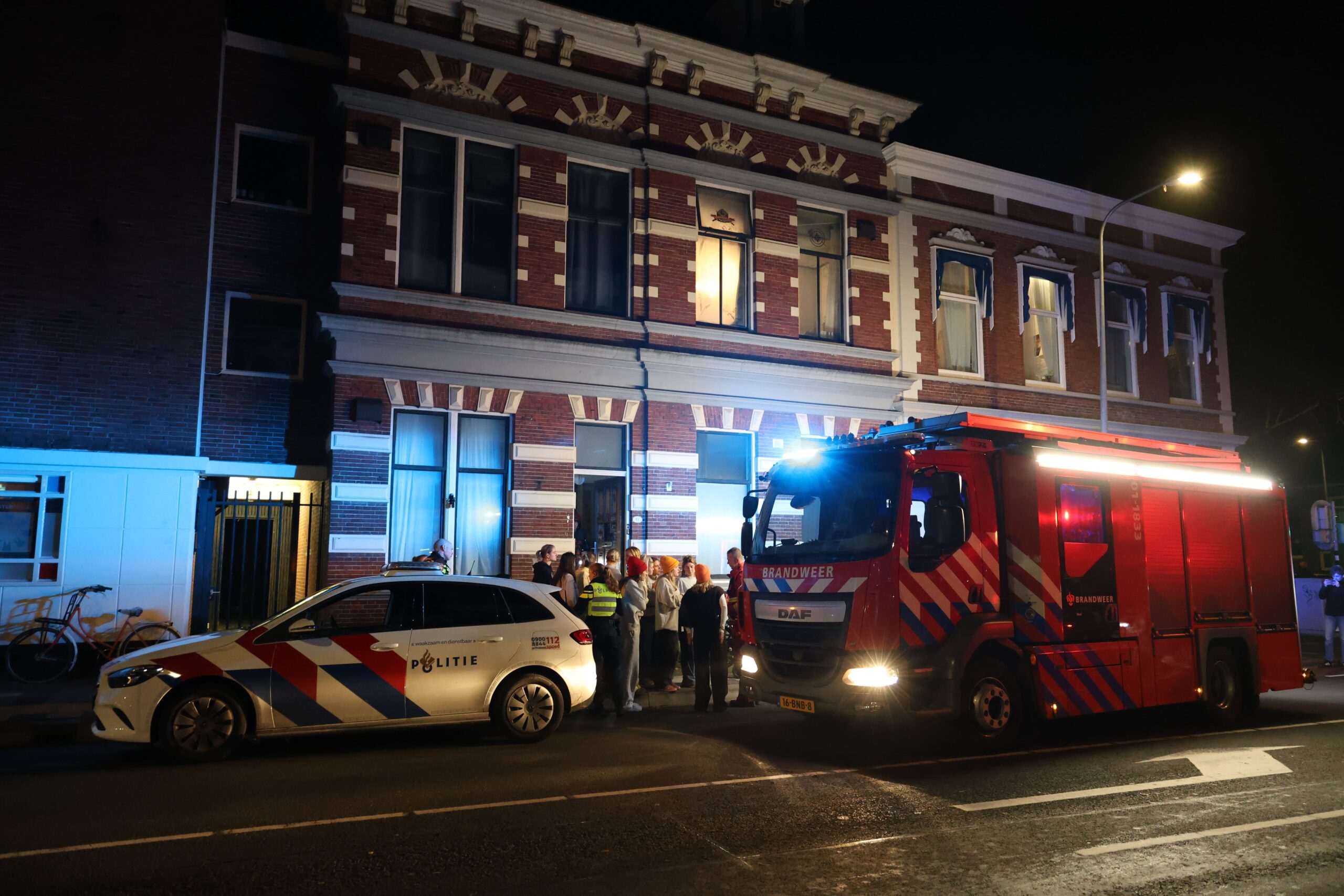 Studentenwoning ontruimd na brand in stad