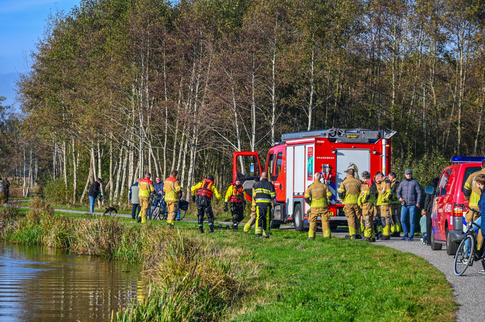 Gevonden trapfiets laat brandweer groots uitrukken