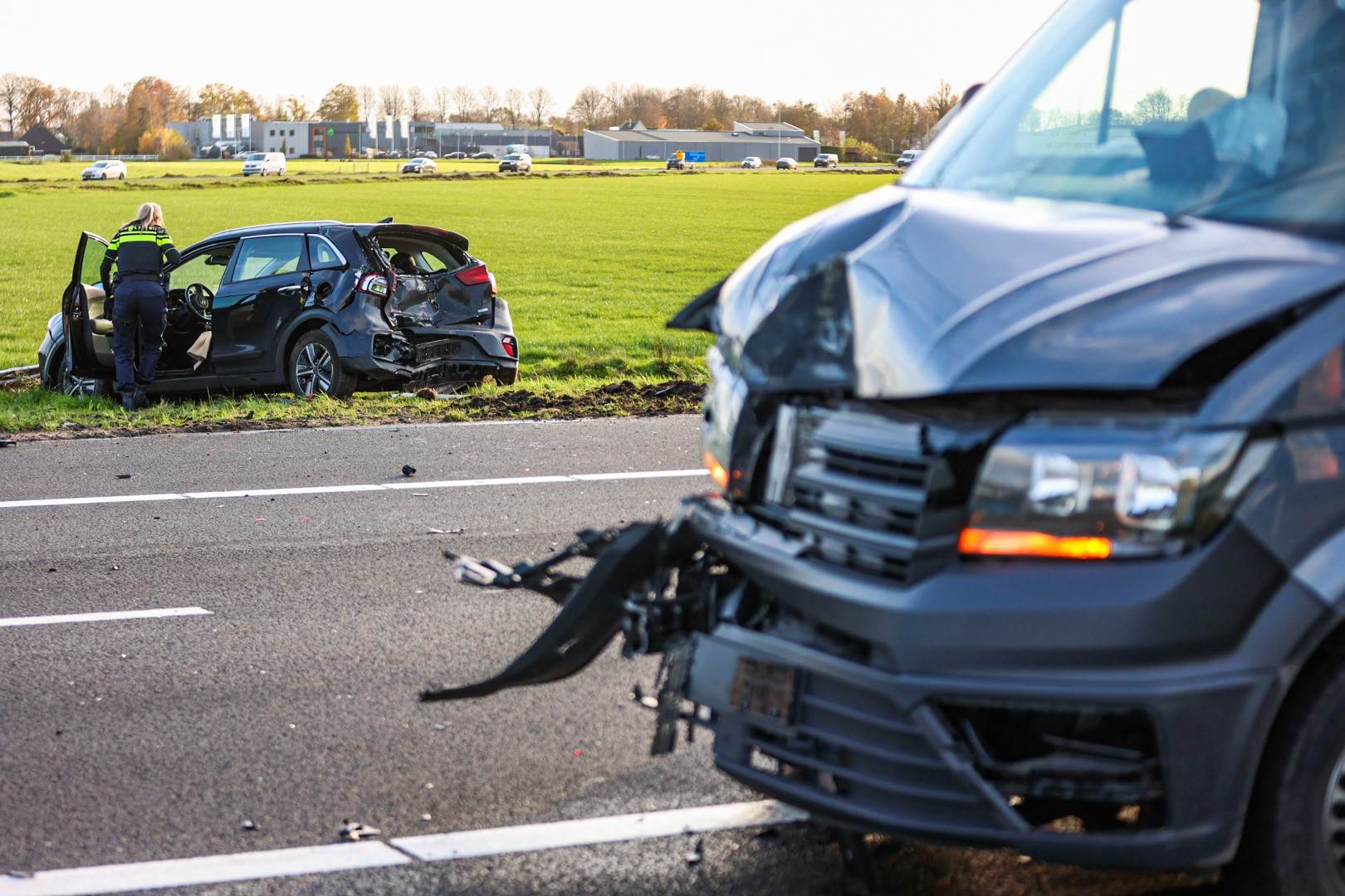 Twee gewonden bij ongeval op snelweg