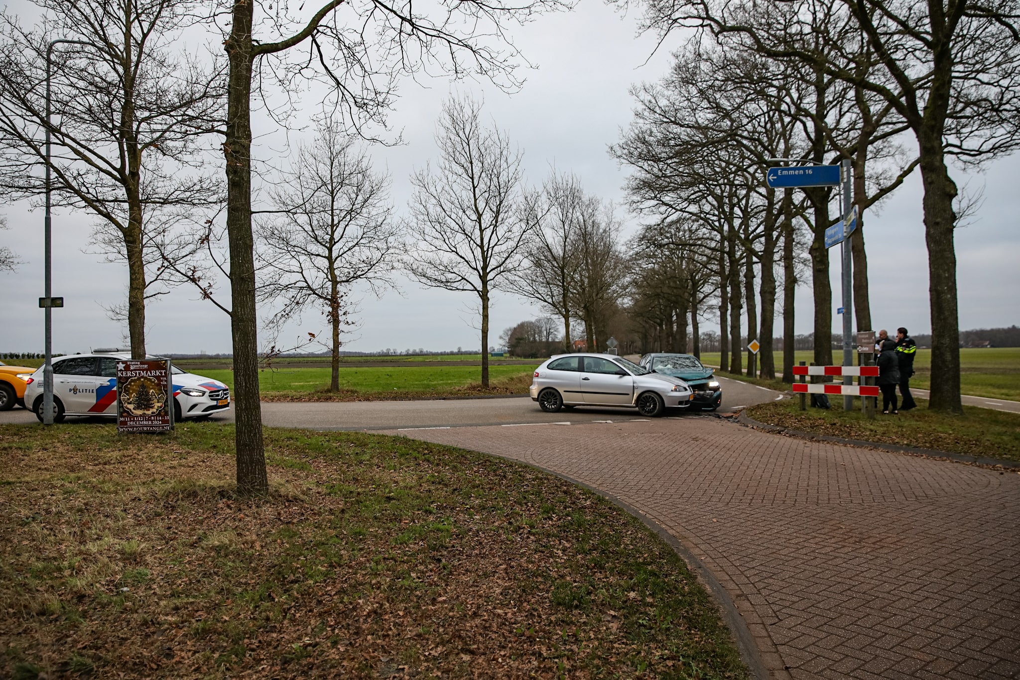 Flinke Schade Na Botsing Tussen Twee Autos Noordernieuws