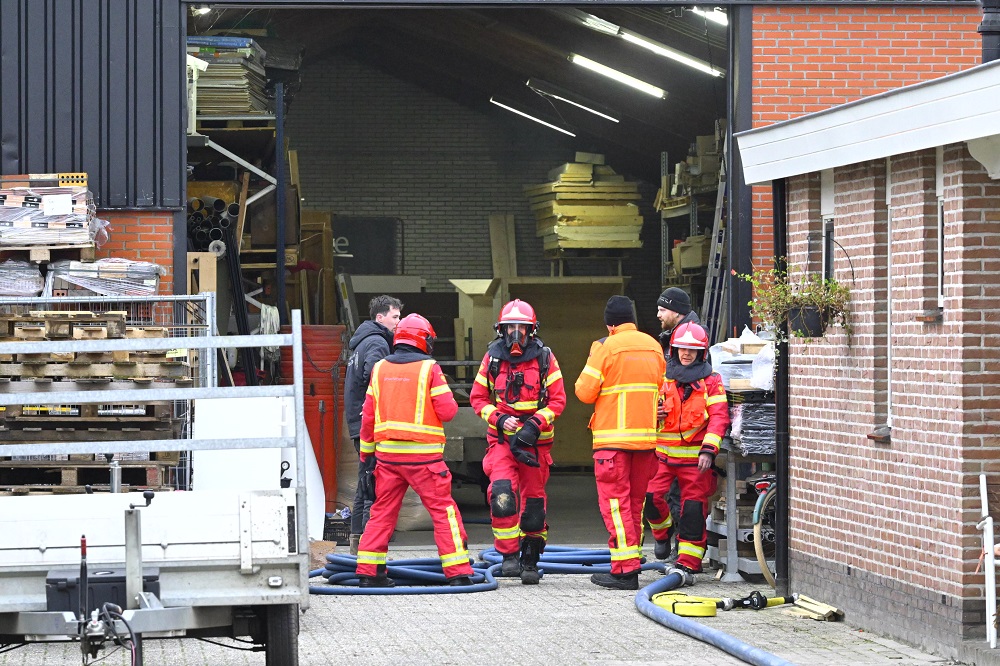 Brand in zagerij snel geblust