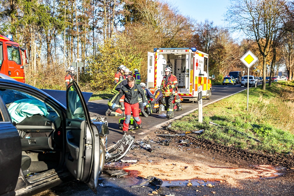 Meerdere gewonden bij ernstig ongeval op grensovergang