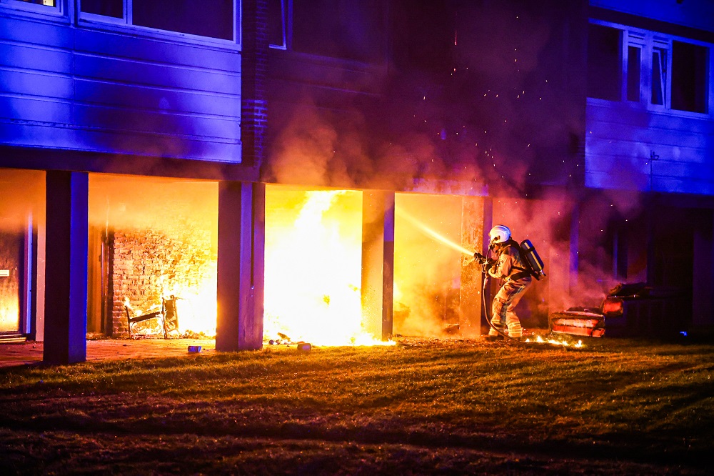Politie houdt 27-jarige man aan op verdenking van brandstichting