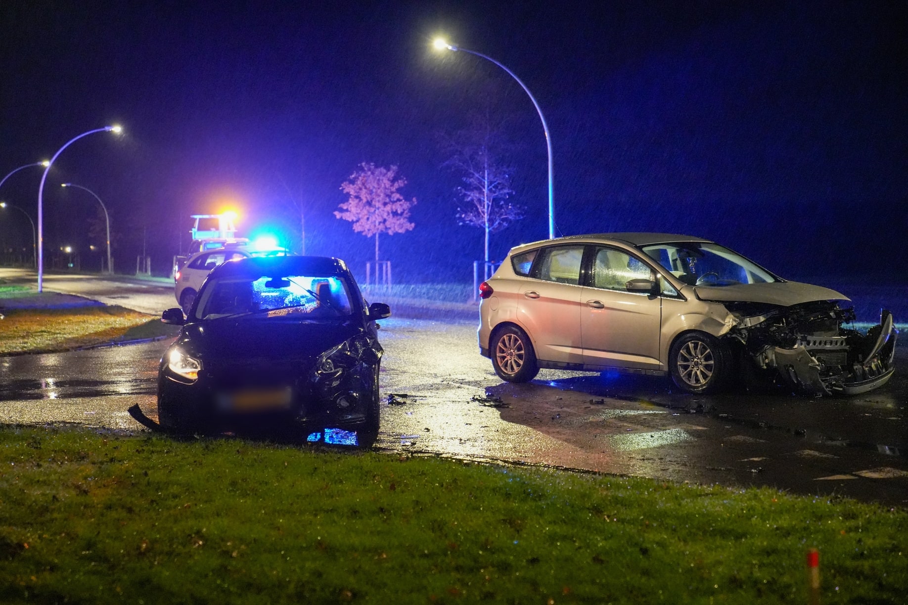 Flinke schade na ongeval tussen twee personenauto’s