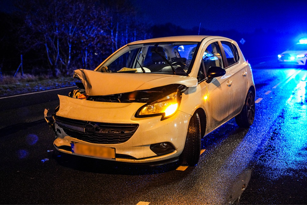 Botsing op N391 zorgt voor verkeershinder