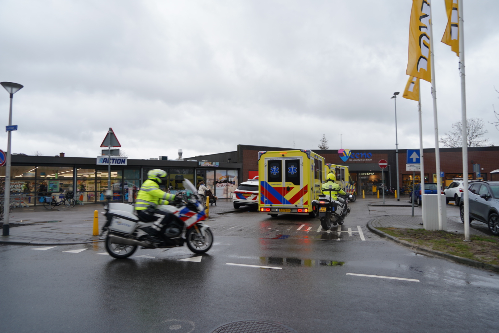 Winkeldief onwel tijdens aanhouding
