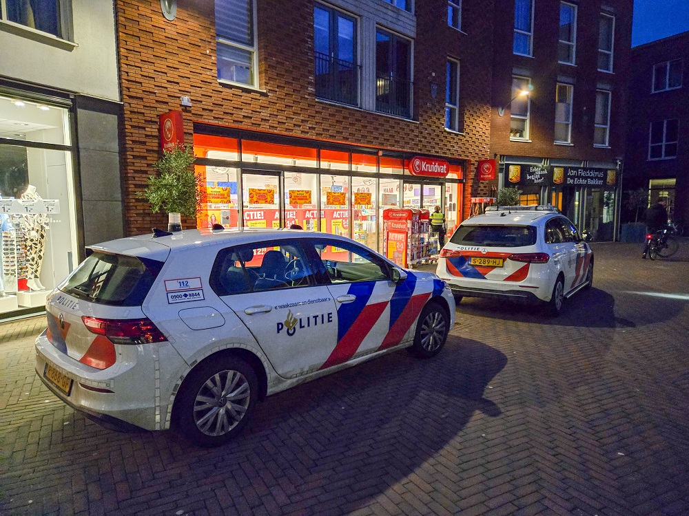 Overval op Kruidvat, dader gaat ervandoor met buit