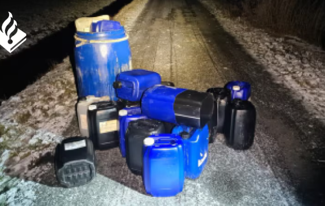 Verdachte aangehouden op verdenking van dumpen drugsafval