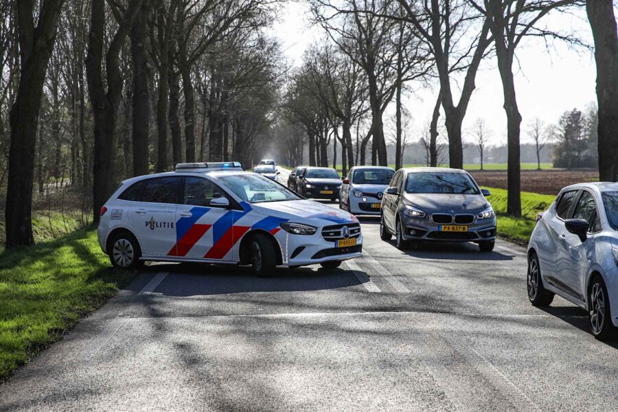 Kop-staartbotsing zorgt voor verkeershinder en lange files