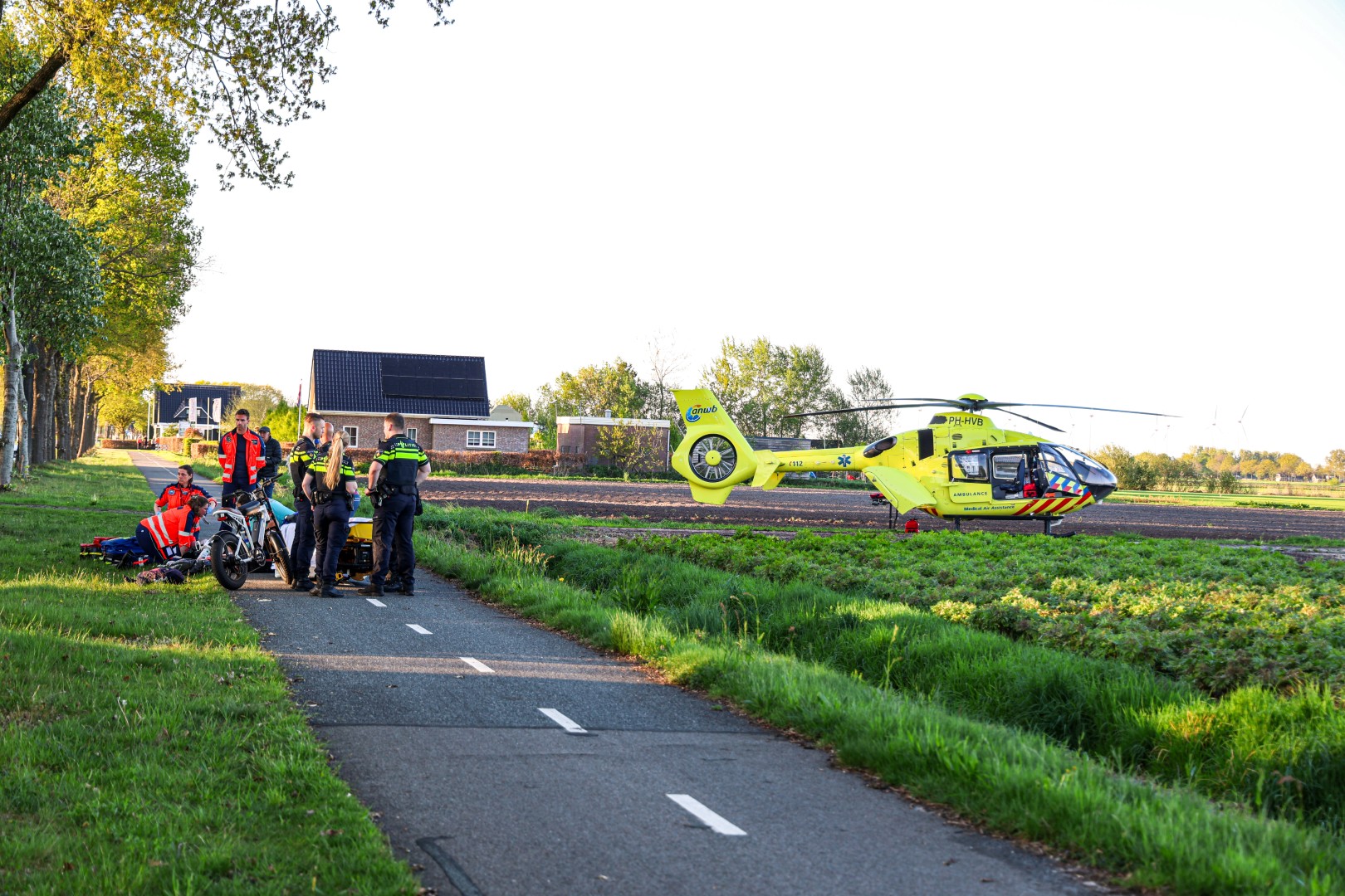 Fatbiker zeer ernstig gewond na ongeluk