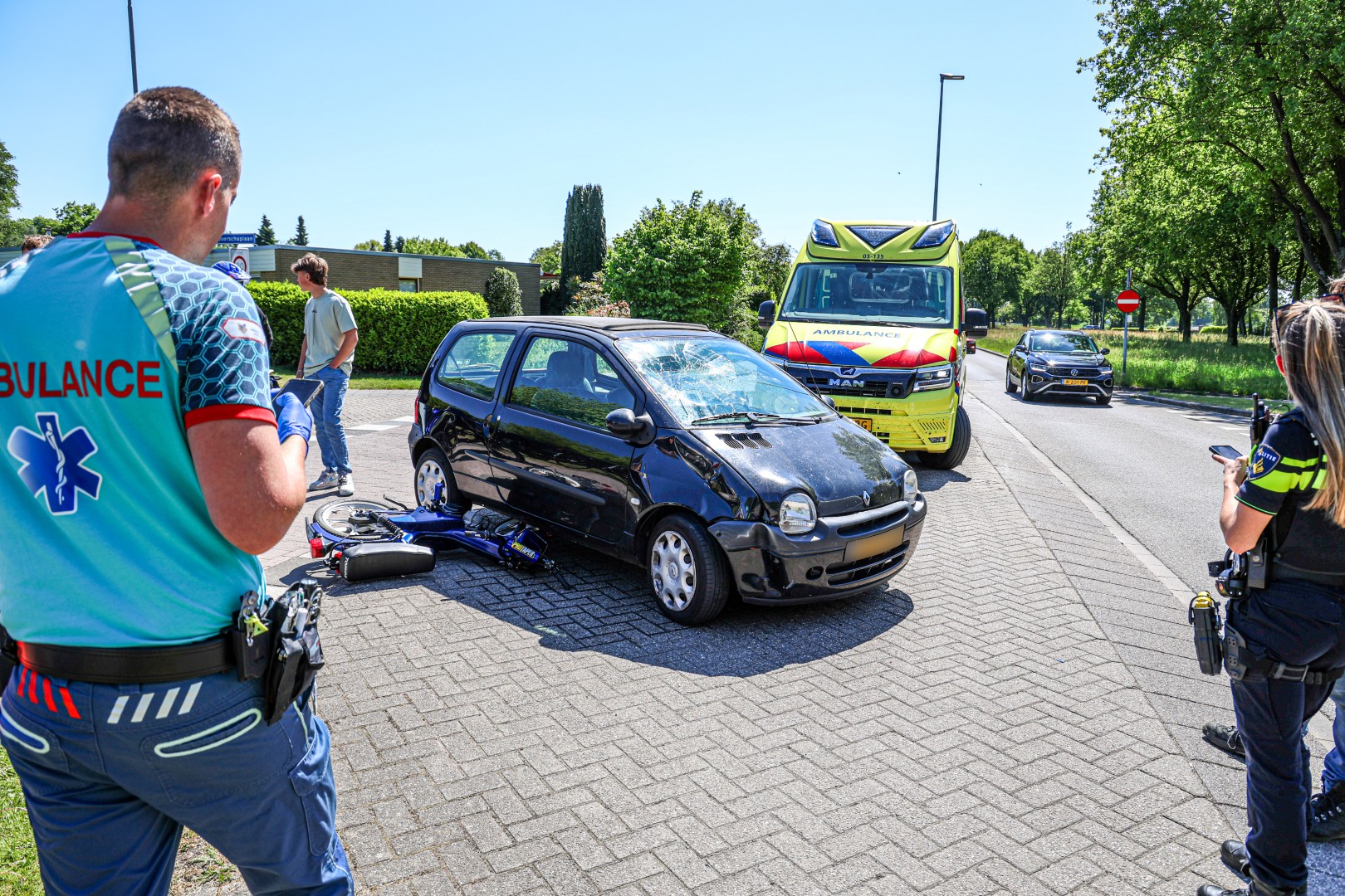 Bestuurder van snorfiets gewond geraakt na ongeval
