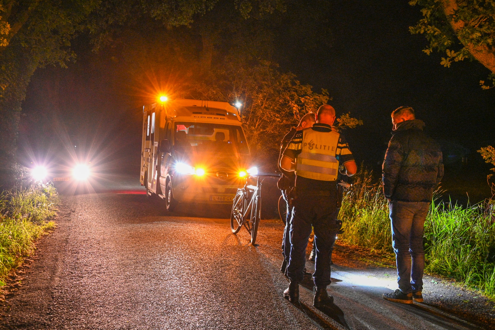 Fietser gewond nadat hij over de kop slaat