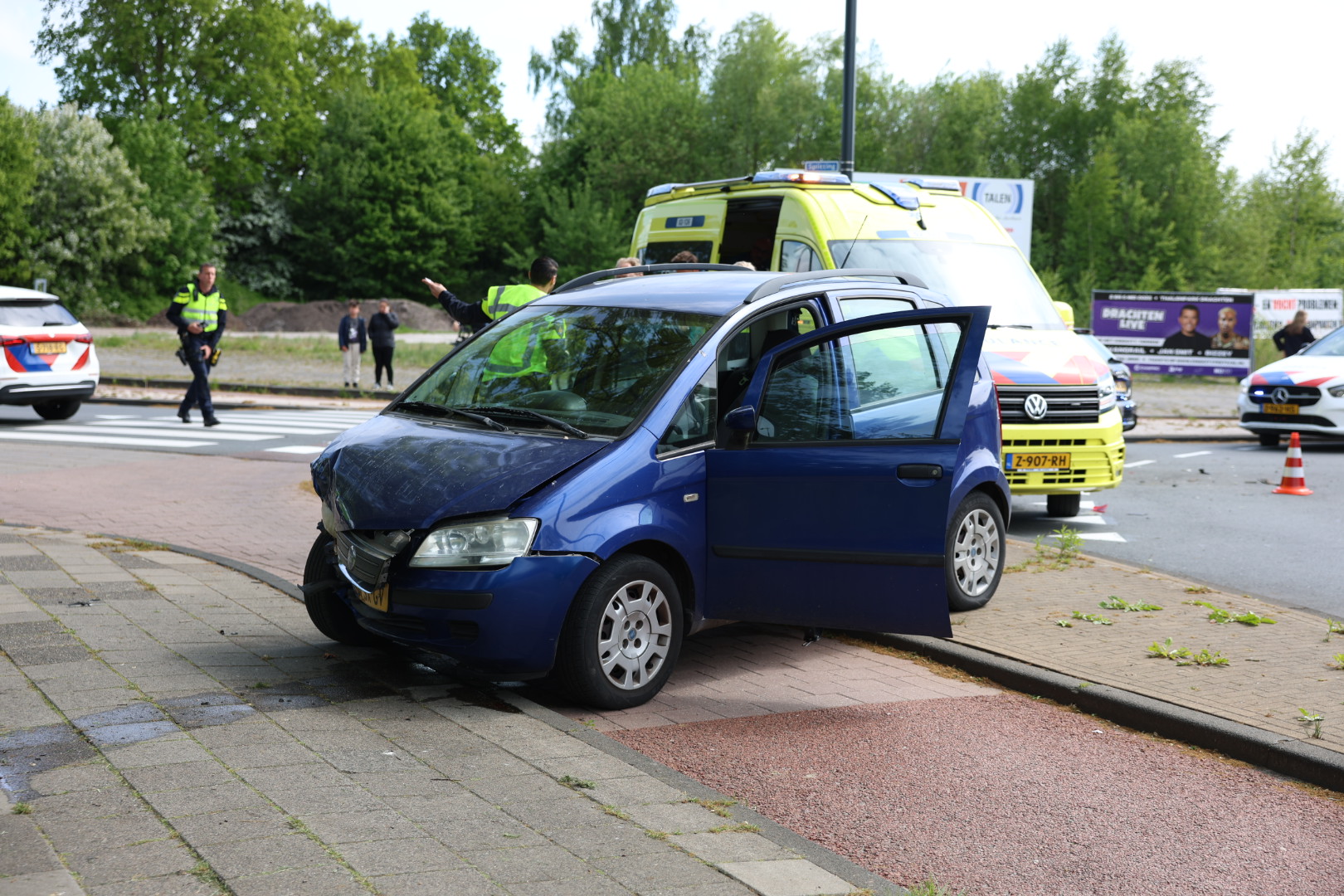 Veel schade en verkeershinder bij ongeval