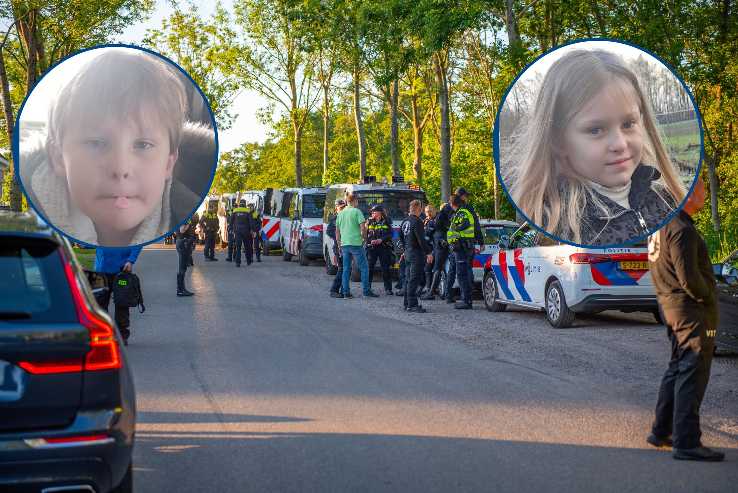 Politie start zoekactie naar vermiste kinderen