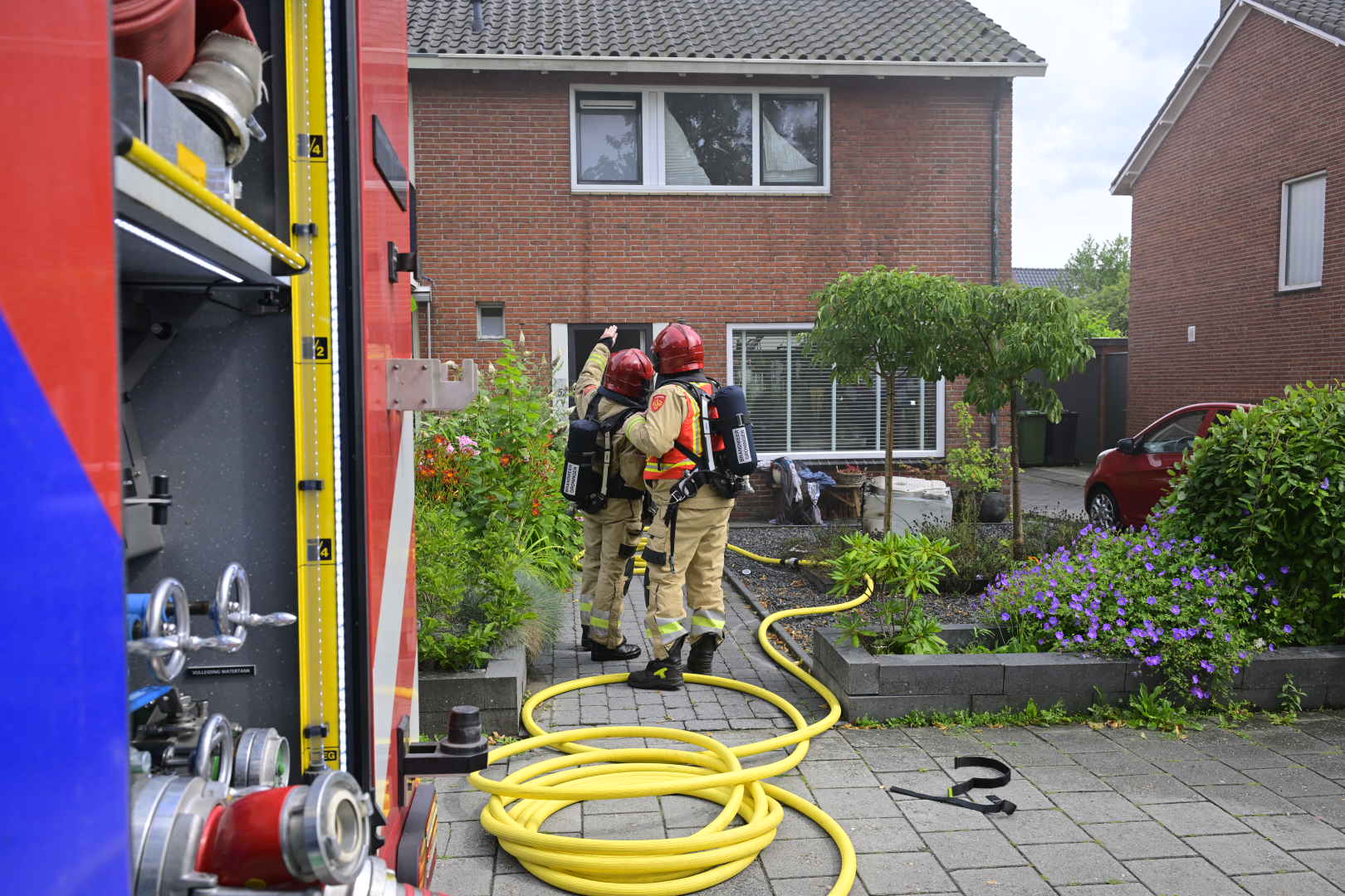 Forse schade na woningbrand