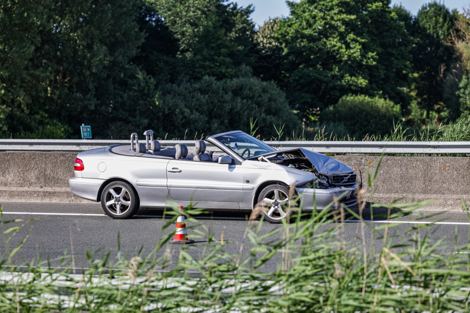 Botsing op snelweg veroorzaakt vertraging