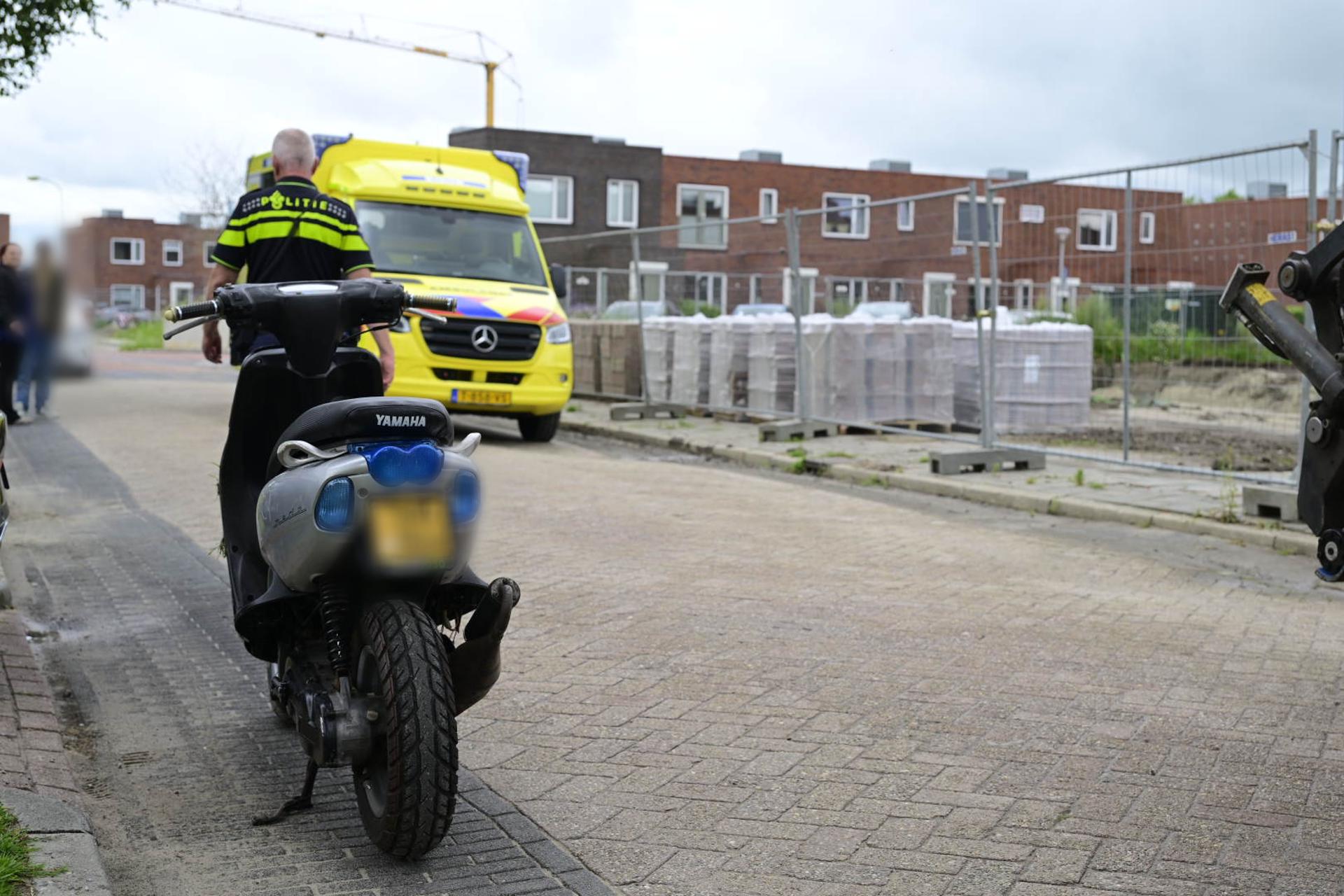 Scooterrijder lichtgewond na eenzijdig ongeval