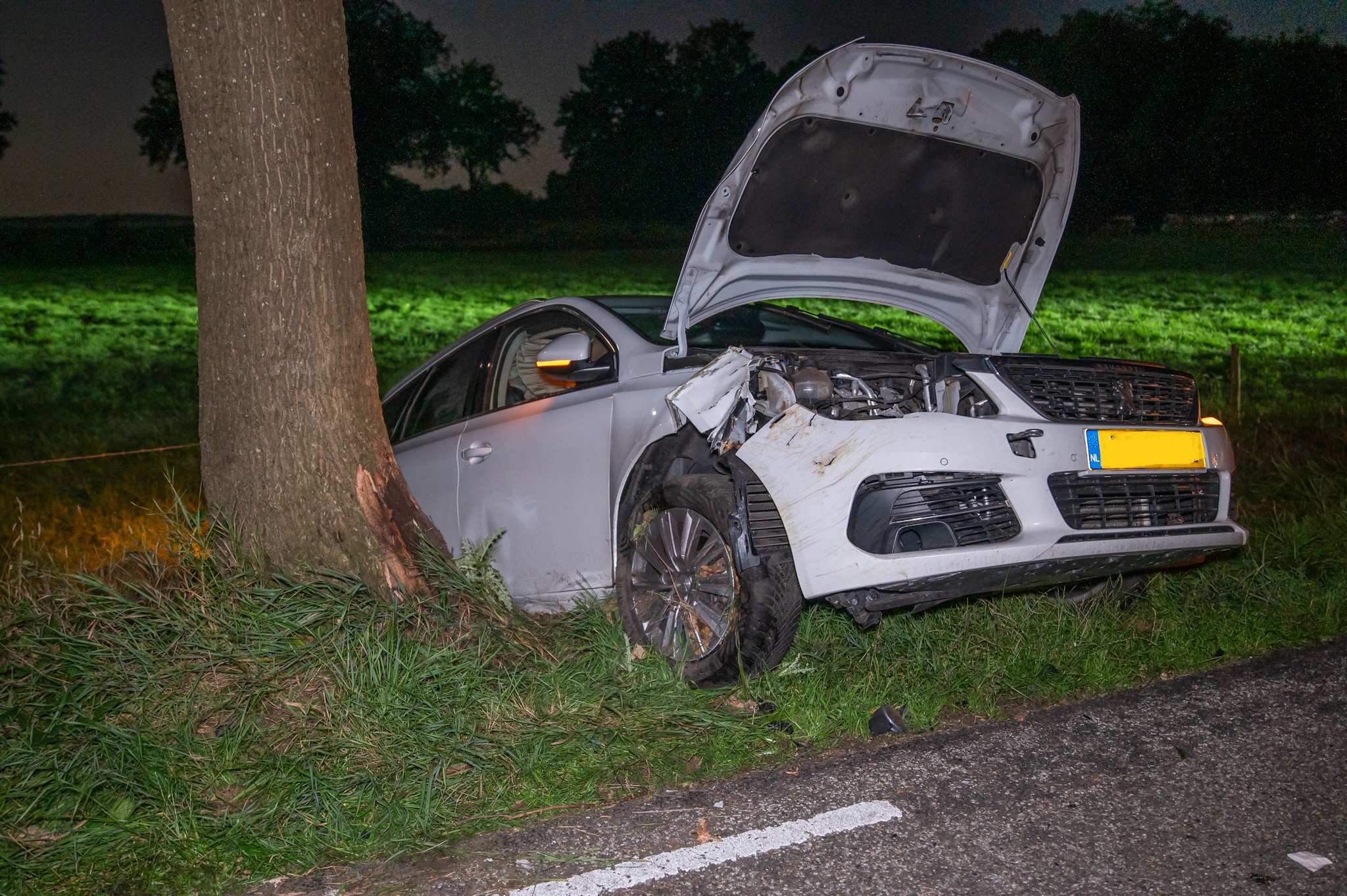 Automobilist raakt macht over stuur kwijt en belandt in greppel