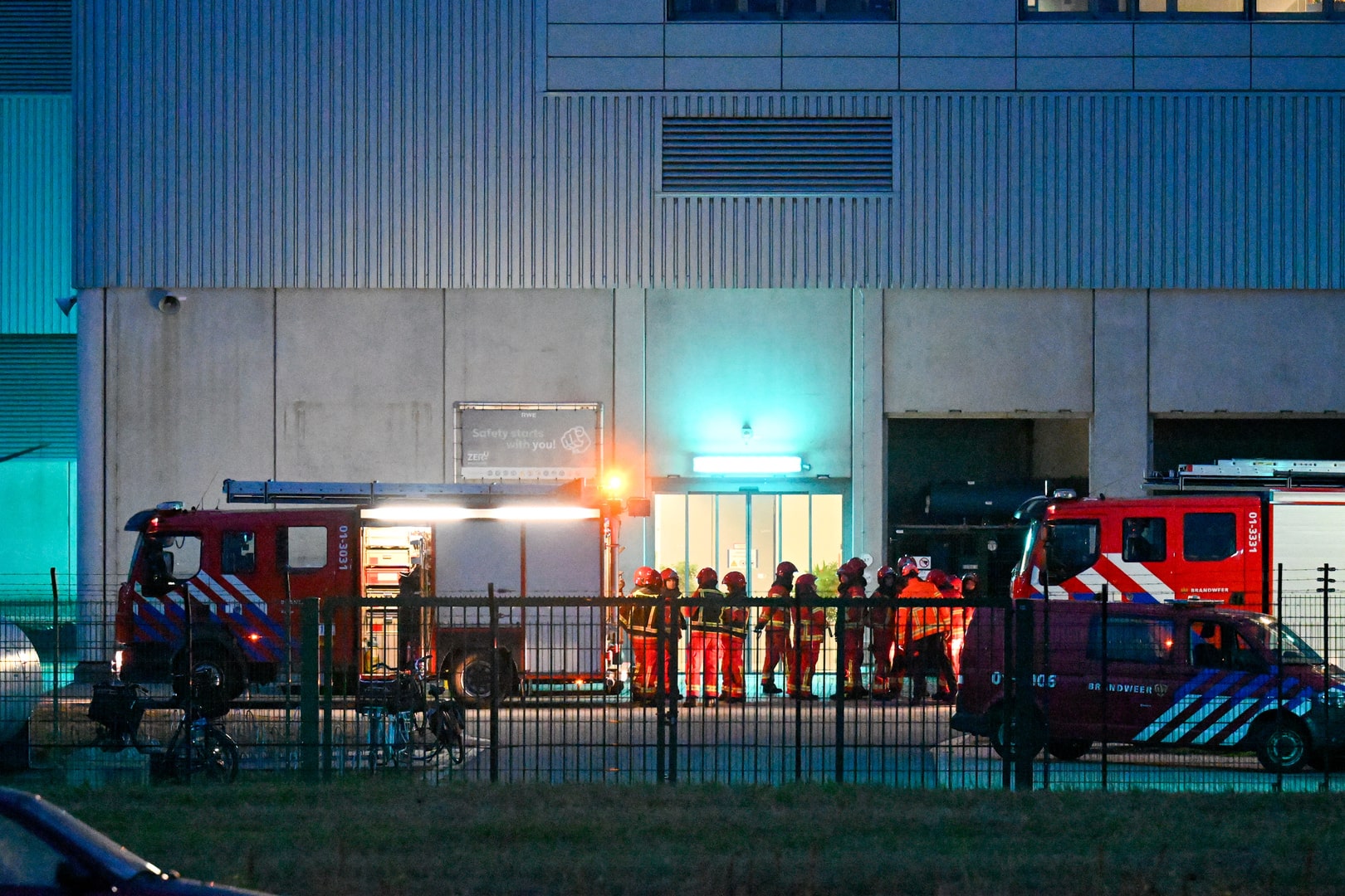 Schuimblusvoertuig ingezet bij brand in kolencentrale