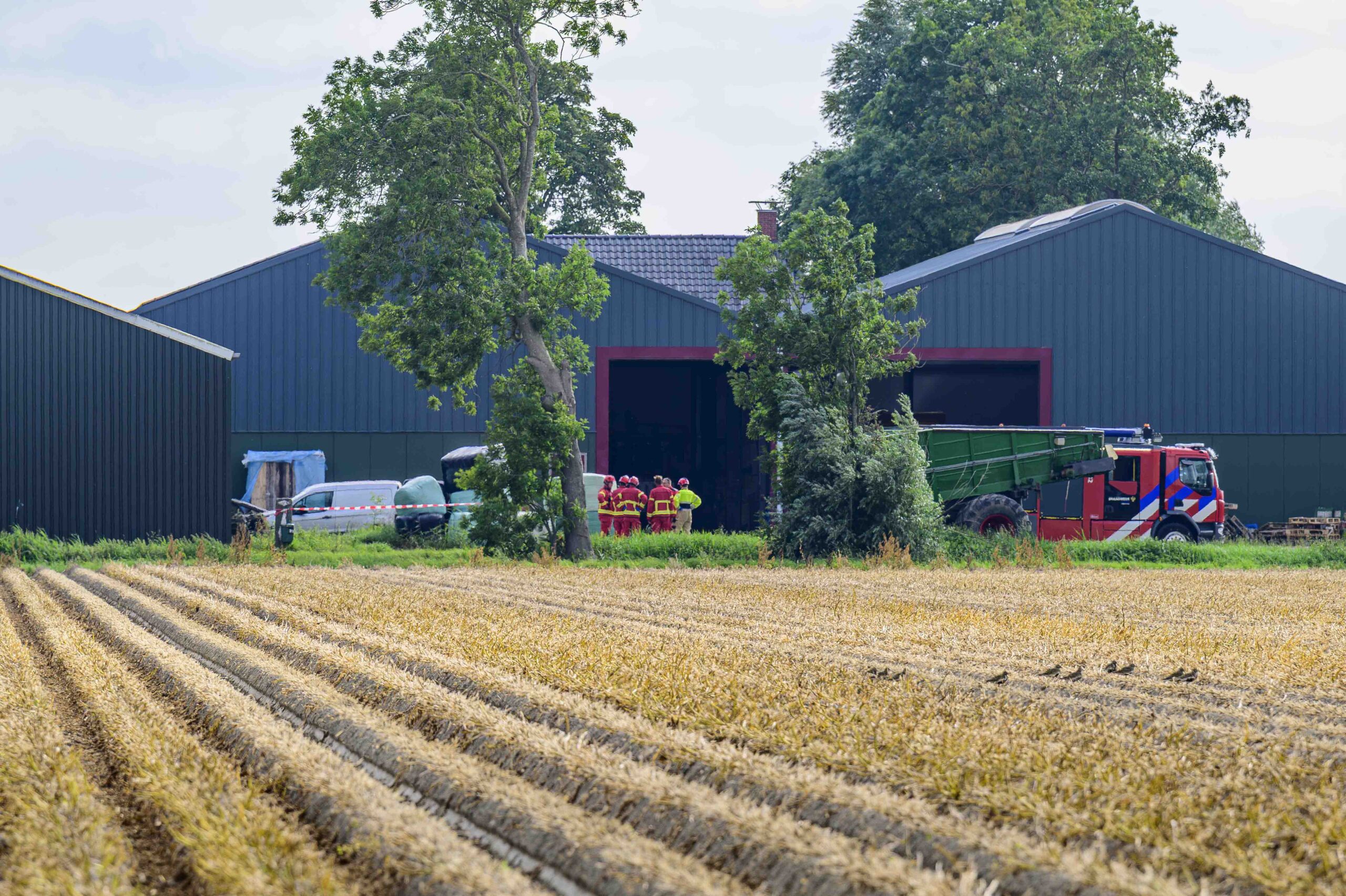 Man komt om bij ongeval met landbouwvoertuig op boerenerf