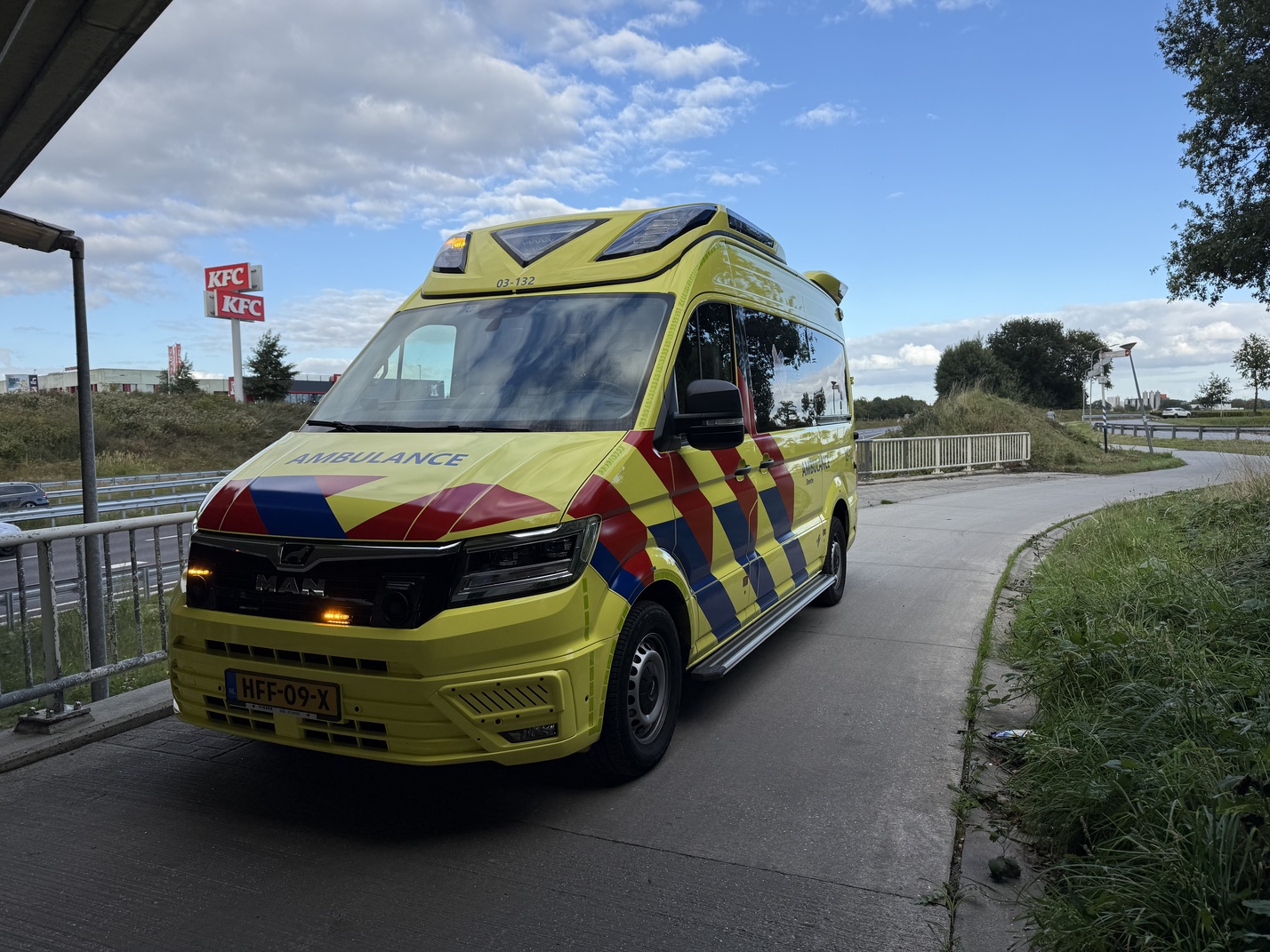 Brommobiel kantelt na uitwijkmanoeuvre