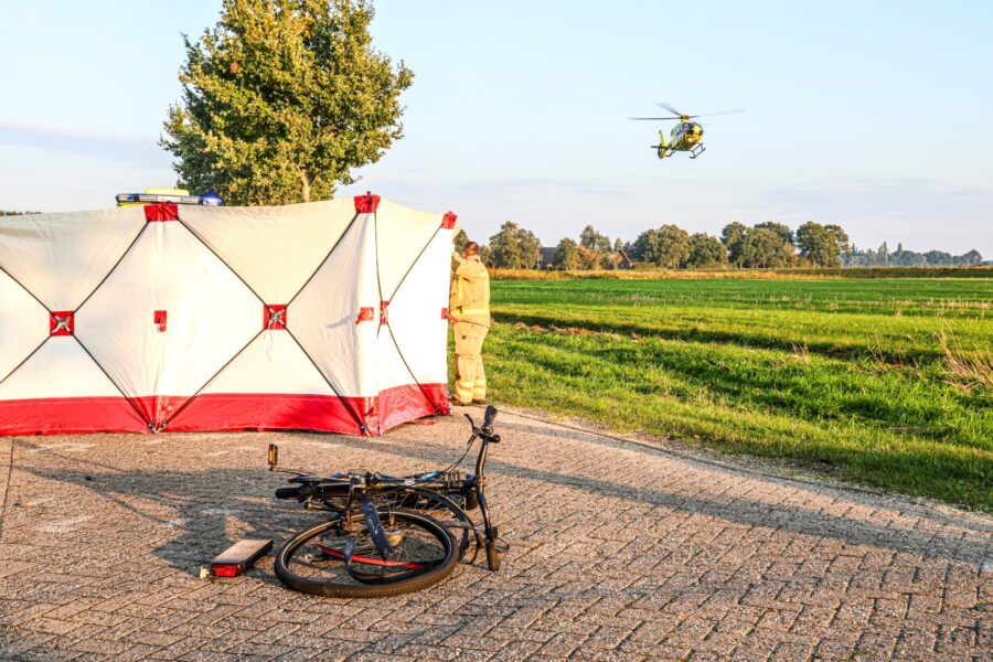 Zeer ernstige aanrijding met fietser, automobilist rijdt door