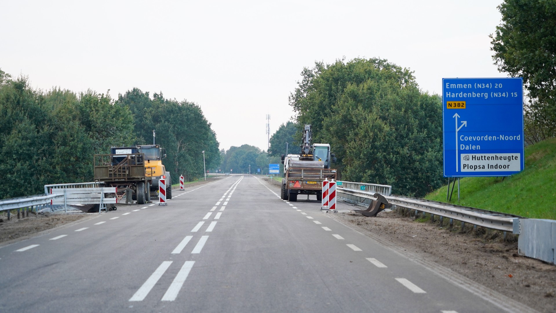 Wandelaars en sporters genieten kort van nieuwe rondweg