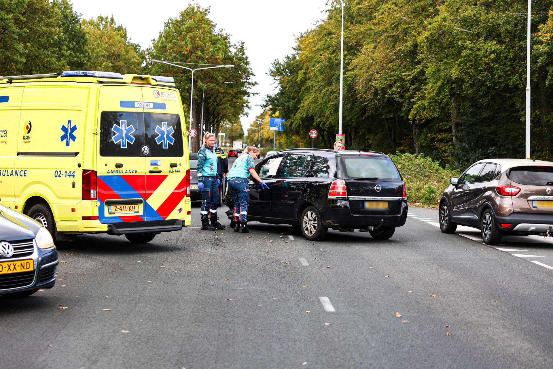 Drie auto’s betrokken bij ongeval op kruising