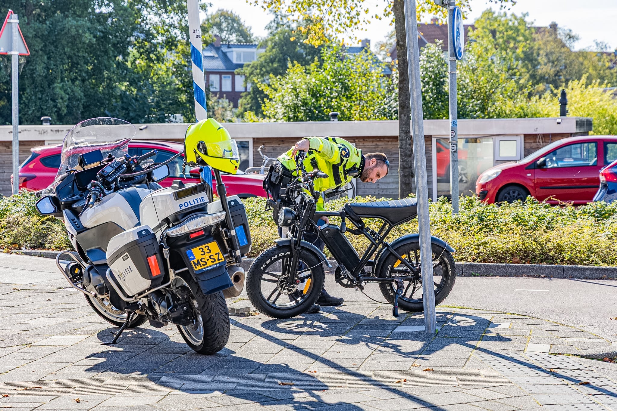 Fatbiker gewond bij aanrijding met auto