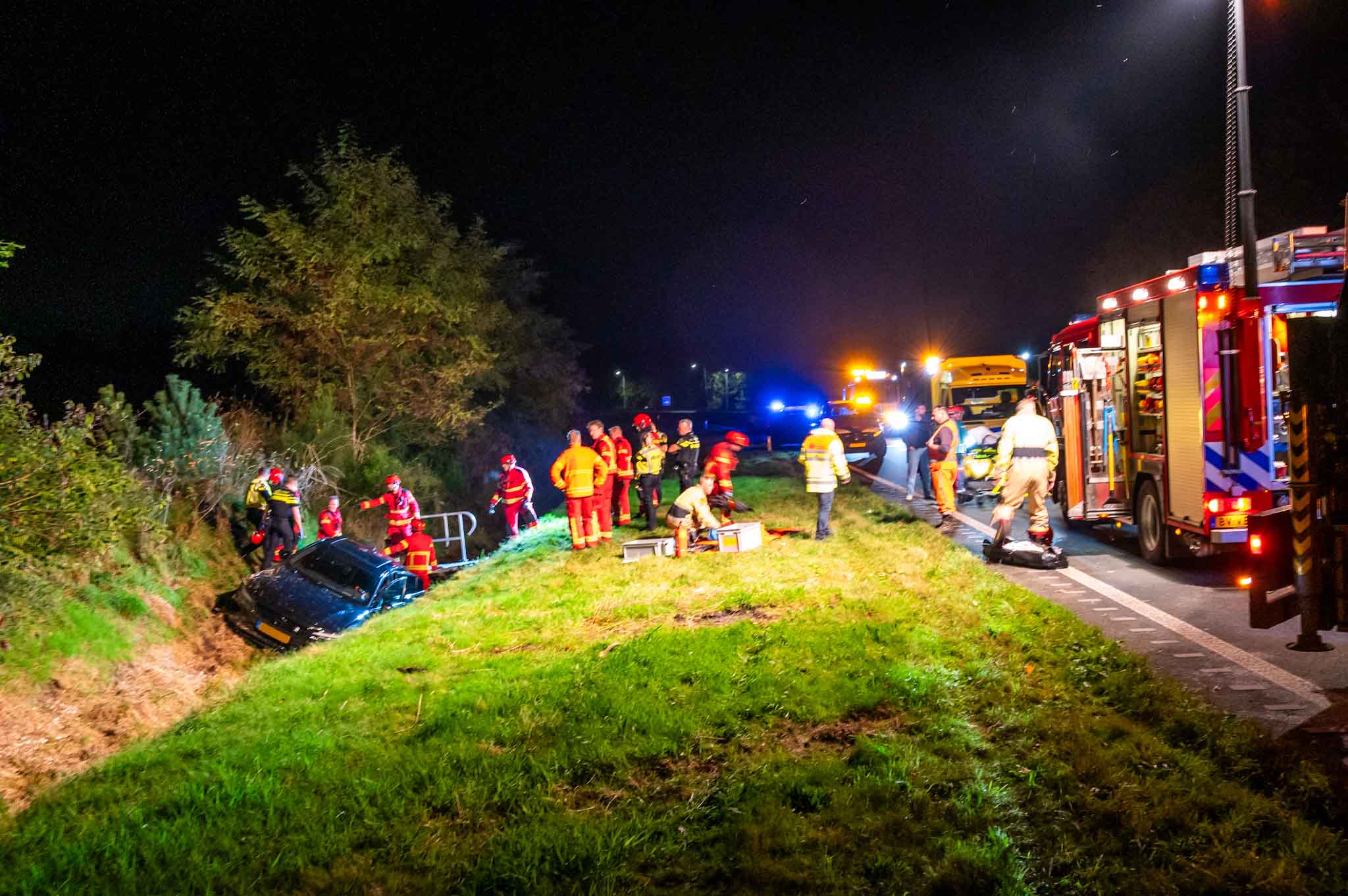 Automobilist raakt gewond bij ongeval