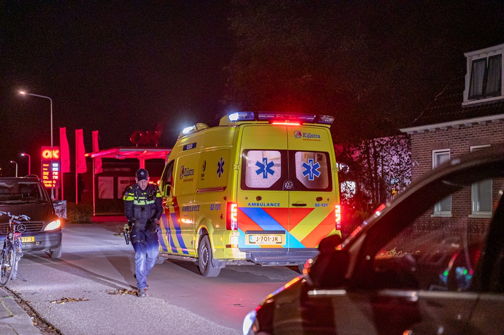 Fietser gewond naar ziekenhuis na valpartij