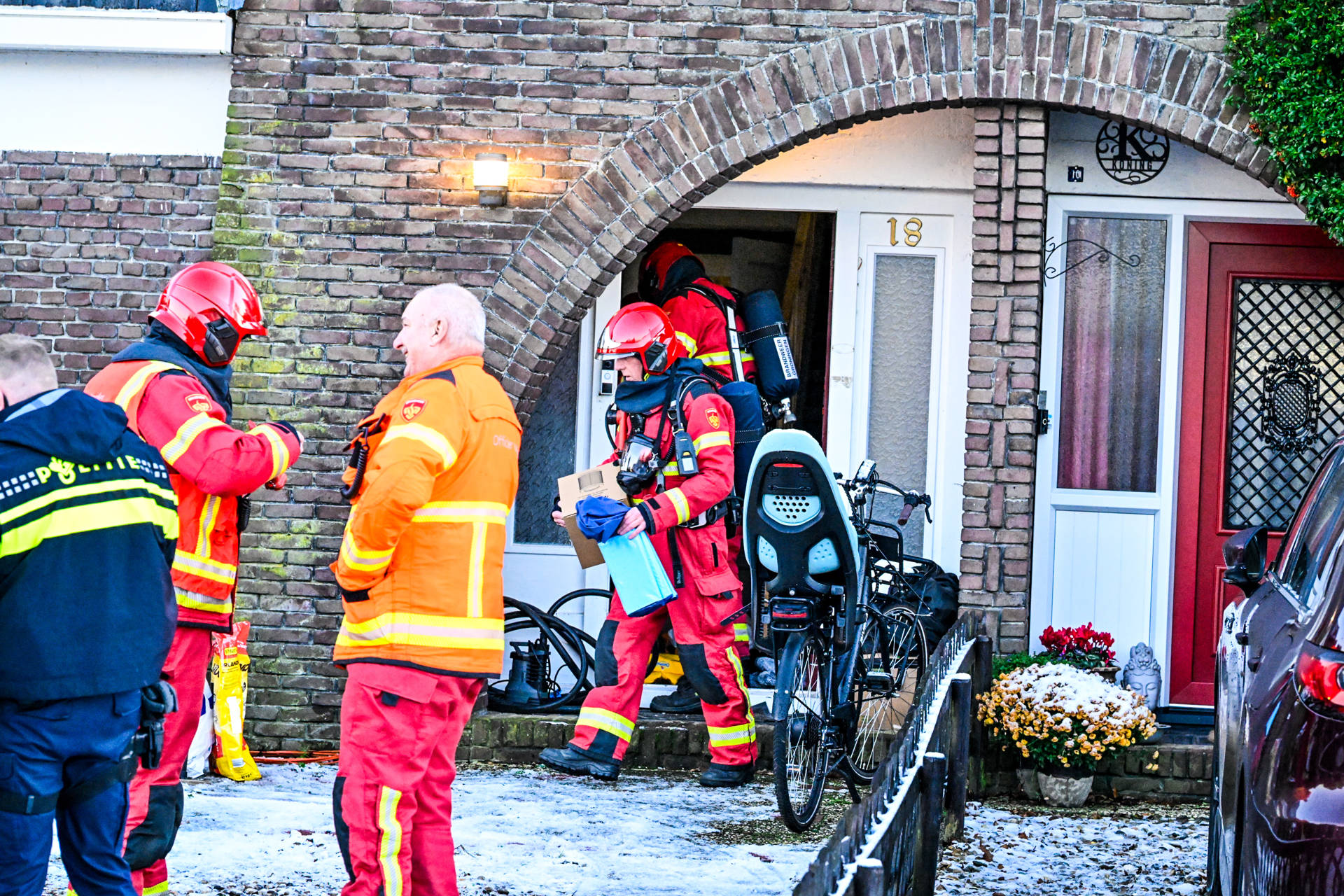 Smeulende lasdoos veroorzaakt kleine woningbrand