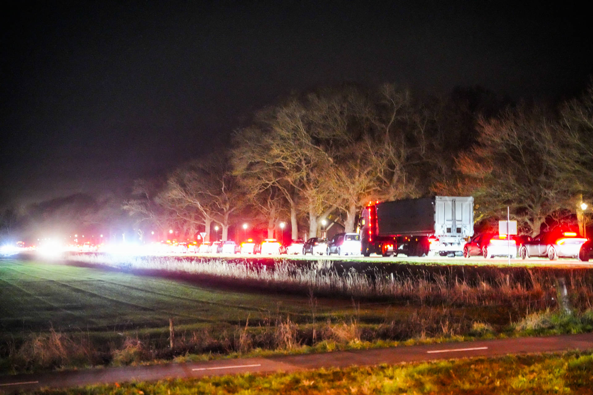 Enorme files voor Winterfair in Veenhuizen