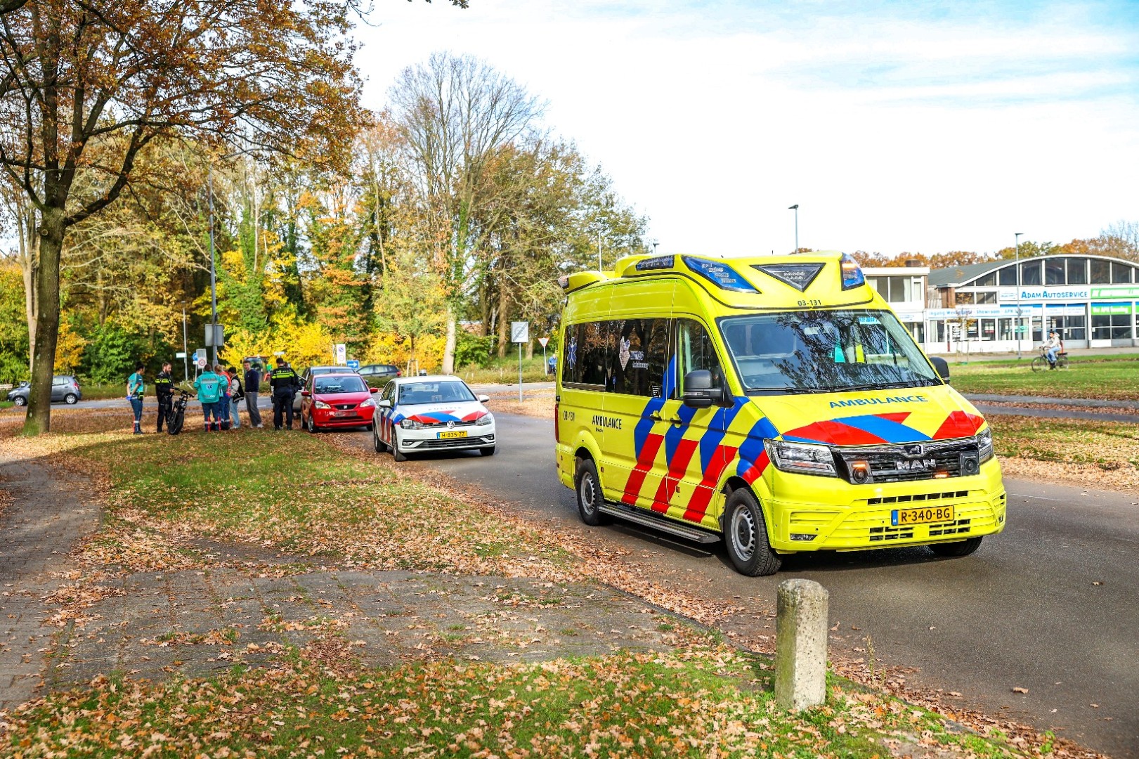 Fatbiker gewond na botsing met auto