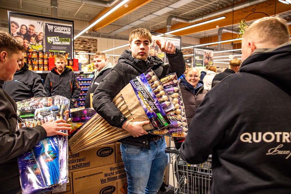Nederlanders massaal naar Duitsland voor vuurwerkverkoop