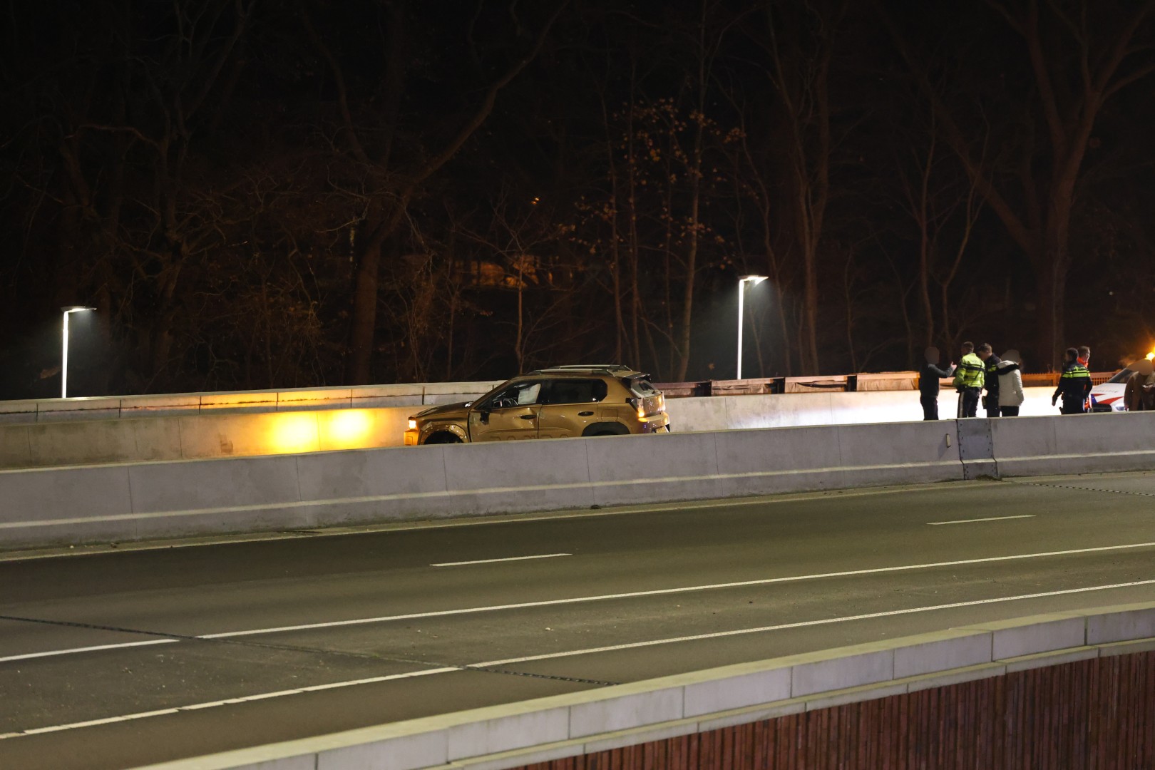 N370 deels dicht na eenzijdig ongeval